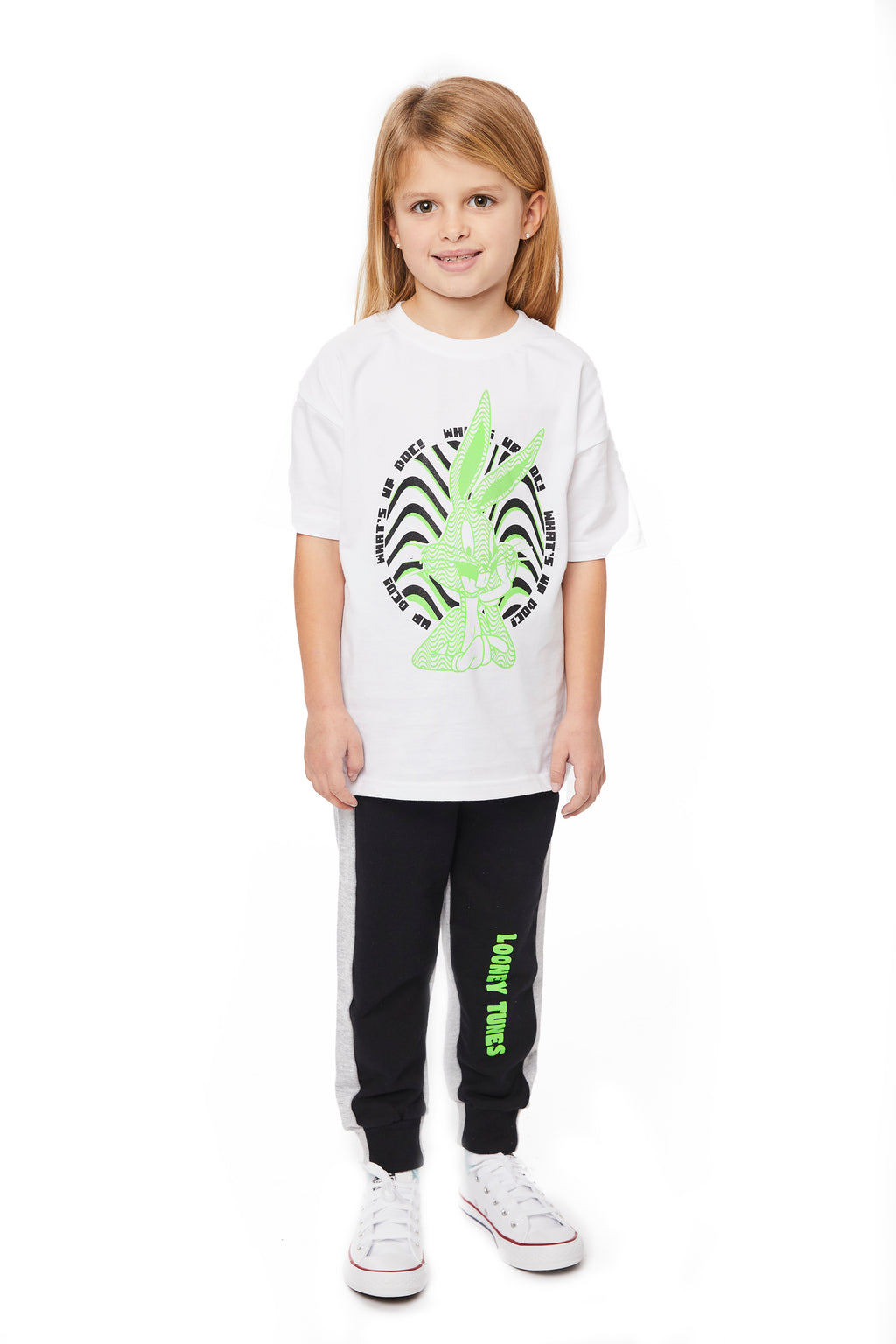 Looney Tunes Neon Bugs Kids Oversized T-Shirt