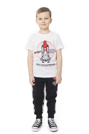 NASA Neon Red Space Shuttle Programme Tee