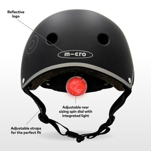 Micro Deluxe Helmet - Black ( Available in store collection only )