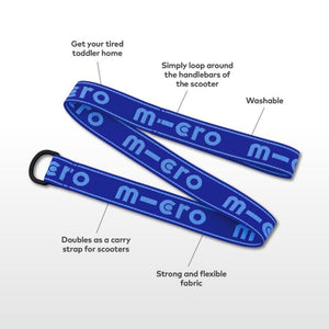 Micro Pull & Carry Strap - Blue ( Available in store collection only )