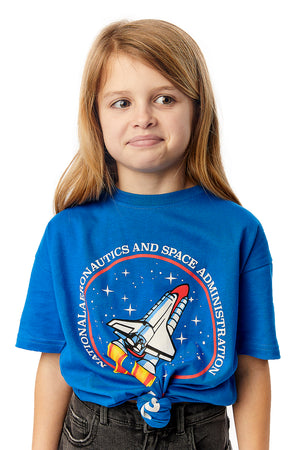Nasa Rocket Printed Over Sized T shirt
