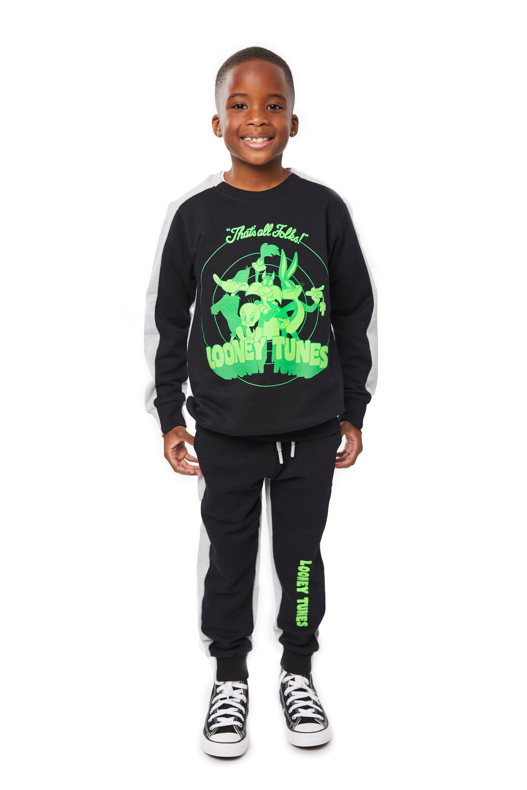 Looney Tunes Colour Block Kids Joggers