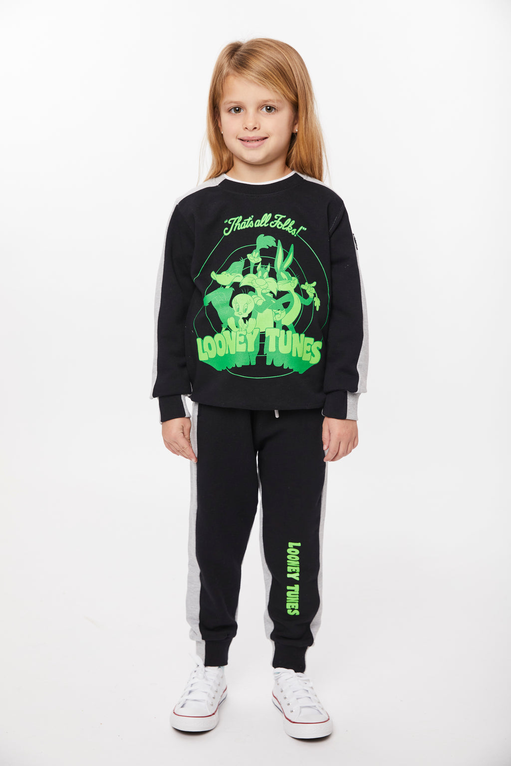 Looney Tunes Colour Block Kids Joggers