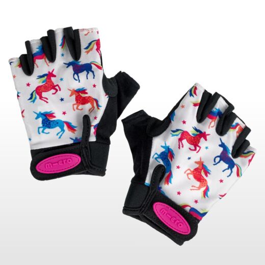 Micro Fingerless Scooter & Bike Gloves - Unicorn (Available in store collection only)