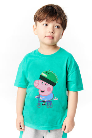 Peppa Pig George Bike Over Sized T shirt